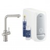 GROHE Blue Home starter set with L-shaped outlet 31539DC0 supersteel