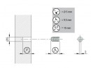 IF-dowel impact 5x9.5mm plastic