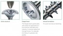SPAX screw 3,5x30 raised countersunk head with flange PZ, 4C MH