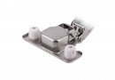 StrongHinges S3 inset soft closing hinge, with dowels 10 mm, excenter, clip-