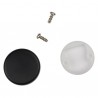 HETTICH 70051 Cap "A" (O shape) for glass 4-5.2 mm black