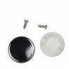 HETTICH 40341 Cap "A" (O shape) for glass 4-5.2 mm Cr gloss