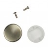 HETTICH 70712 Cap "A" (O shape) for glass 4-5.2 mm Ni mat