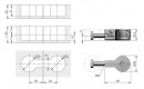 IF-Quick 30mm worktop connecting screw 52mm