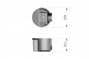 K-IF-Quick 30mm worktop connecting screw 52mm + plastic counter