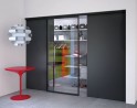 TERNO Universal Evolution sliding door set 3000x1500mm silver