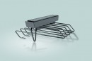 StrongWire Pull-out trouser rack, brown