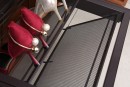 StrongWire shoe rack with frame and damped slide, 600 mm, brown
