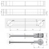 IF-Quick 30mm worktop connecting screw 150mm