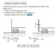 HAWA 25370 Junior 80 sliding interior fitting spring stop up to 80kg
