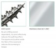 SPAX screw 5x50 semi-round head TXS, A2, 4C, stainless steel