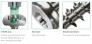 SPAX screw 5x50 semi-round head TXS, A2, 4C, stainless steel