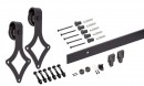 K-StrongLine Barnio set Square 2m without damping, 40-45mm black matt