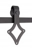 K-StrongLine Barnio set Square 2m without damping, 40-45mm black matt