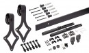 K-StrongLine Barnio set Square 2m with damping, 30-40mm black matt