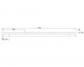 MILADESIGN Channel Linear LN1804 white