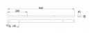 MILADESIGN Channel Linear LN1003 white