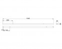 MILADESIGN Channel Linear LN1204 white