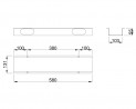 MILADESIGN Suspension cable channel Linear LN0003 anthracite
