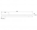 MILADESIGN Channel Linear LN1404 white