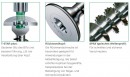 SPAX screw 3.5x40 flat head T20