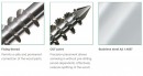 SPAX screw 5x80 cylindrical head TXS, stainless steel A2, C, silver