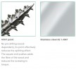 SPAX screw 6x90/61 countersunk head TXS,W,4C MH,stainl.steel A2,partial thread