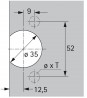 HETTICH 9072543 Selekta for 2000 screw-on bowl black