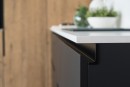 TULIP Gola door J profile 4.1m black matt