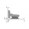 HETTICH 9135141 Sensys 8645i, for glass, SiSy