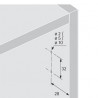 HETTICH 9239087 P2Os for curtains (electric), dark grey