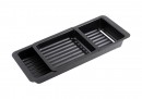 Drainers (2 pcs) for dishes in the sink 440x185mm and 205x183mm black