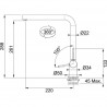 FRANKE Tap FN 9311.031 chrome - foldable under the window
