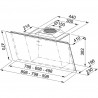 FRANKE Extractor hood FSMA 905 BK black glass