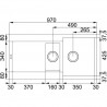 FRANKE Sink MRG 651 970 x 500mm cashmere