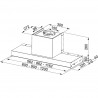 FRANKE Extractor hood FST PLUS 908 X stainless steel