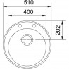 FRANKE Sink ROG 610 gray stone