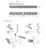 HAL LuckyLine LED set including motion sensors warm white