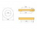 LED spot CIRAT 12V 3W black white neutral
