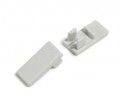 StrongLumio end parts for HI8 profile grey (pair)