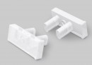StrongLumio end caps for Slash8 profile milky (pair)