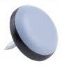 STRONG nail glider with teflon, diameter 19mm, grey