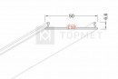 StrongLumio cover strip C10  clip-on transparent 2000mm