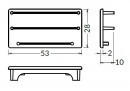 StrongLumio end parts for Lowi  profile black (pair)