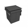 GOLLINUCCI Sorter 580 EVO, 500 mm, 2x40l, gray, incl. drawers and lid