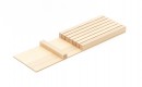 KES 009169 LiniQ cutlery tray knife holder 137x472 light oak