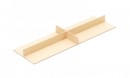 KES 009205 LiniQ cutlery tray cross 137x472 light oak