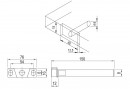 STRONG Concealed shelf holders min. 19mm