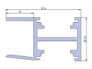 StrongLumio  ALU profile for LED Lucas - white 2000mm