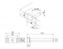 STRONG Concealed shelf holders min. 24mm